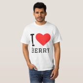 私はベリーが大好きだ Tシャツ (正面フル)
