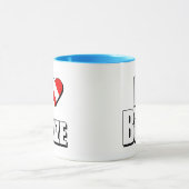 私はベリーズダイビングが大好き マグカップ (中央)