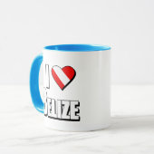 私はベリーズダイビングが大好き マグカップ (正面左)