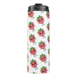 私はベリーハッピーキュートかわいいストロベリージャンプ タンブラー