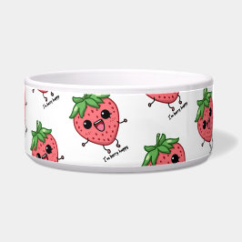 私はベリーハッピーキュートかわいいストロベリージャンプ ボウル
