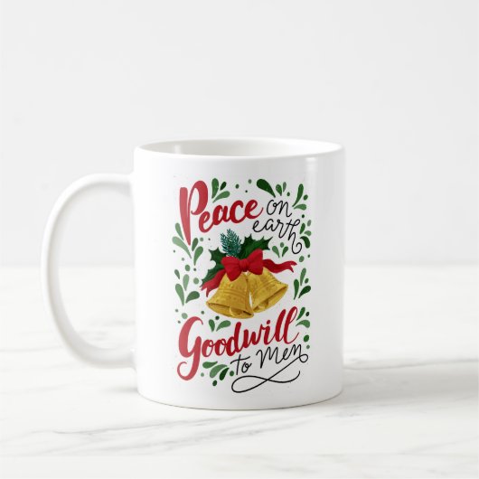 私はベルのコーヒーマグを聞いた コーヒーマグカップ (左)