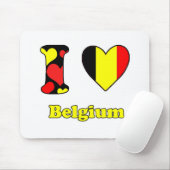 私はベルギーが大好きだ マウスパッド (マウス)