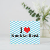 私はベルギーのノックハイストが好きです ポストカード (スタンド正面)