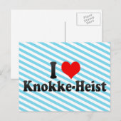 私はベルギーのノックハイストが好きです ポストカード (正面/裏面)