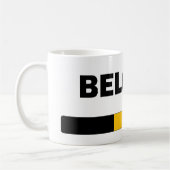 私はベルギーを愛します コーヒーマグカップ (左)
