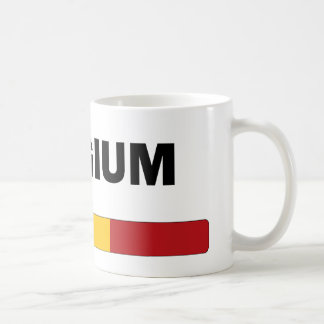 私はベルギーを愛します コーヒーマグカップ
