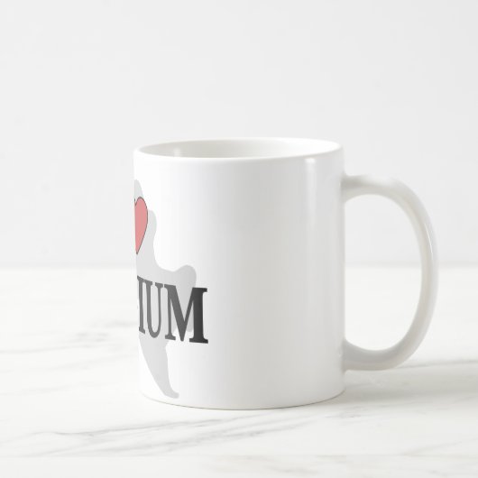 私はベルギーを愛します コーヒーマグカップ (右)