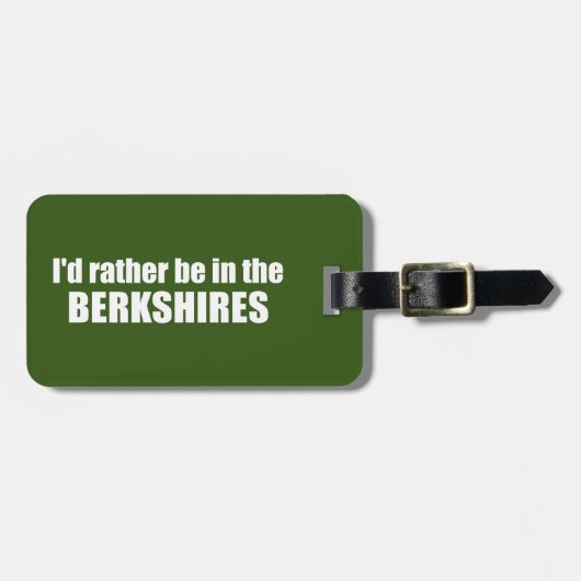 私はベルクシャーの中にいる方がいい ラゲッジタグ (正面横)