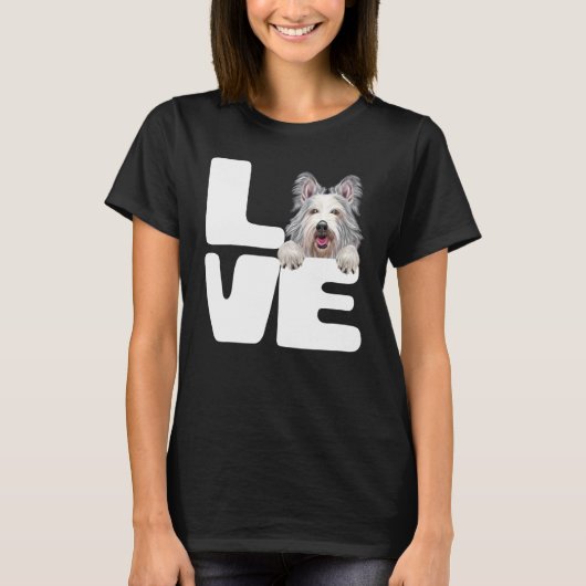 私はベルジェ・ピカール犬が大好き Tシャツ (正面)