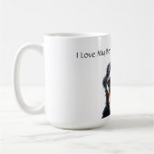 私はベルネーゼの山犬が大好き コーヒーマグカップ (左)