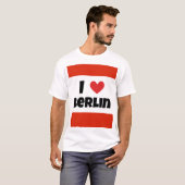 私はベルリンが大好きだ Tシャツ (正面フル)