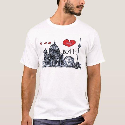 私はベルリンを愛します Tシャツ (正面)