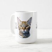 私はベンガルが豪華に住むことができるように懸命を働く コーヒーマグカップ (正面左)