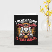 私はベンチビランズアニメヒーロージムMemにベンチプレス カード (黄色い花)