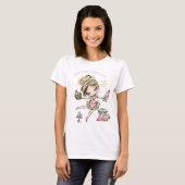 私はベーキングカップケーキ好き Tシャツ (正面フル)