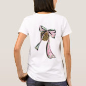 私はベーキングカップケーキ好き Tシャツ (裏面)