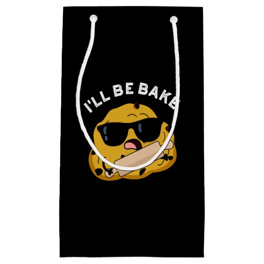 私はベーキング映画おもしろいプンダークBGを焼く スモールペーパーバッグ (正面)