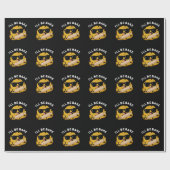 私はベーキング映画おもしろいプンダークBGを焼く ラッピングペーパー (フラット)