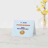 私はベーグルで動いている カード (黄色い花)