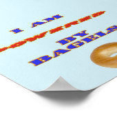 私はベーグルで動いている ポスター (角)