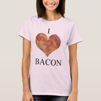 私はベーコンの女性を愛します Tシャツ