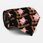 私はベーコンの飛んでいるなブタを愛します ネクタイ (ロール)