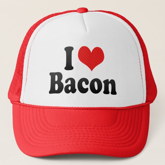 私はベーコンを愛します キャップ (正面)