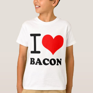 私はベーコンを愛します Tシャツ