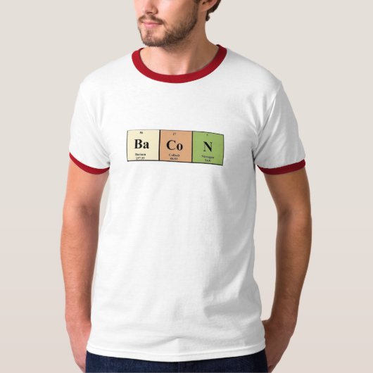 私はベーコンを愛します Tシャツ (正面)