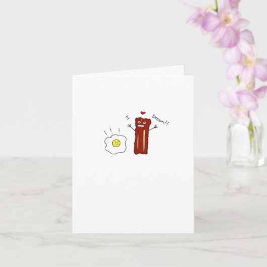 私はベーコンカードが大好きです カード (蘭)