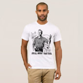 私はベースの魚釣りTシャツおもしろいばかり好きだ Tシャツ (正面フル)