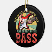私はベースギタ遊ーの引退を計画している セラミックオーナメント (左)