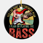 私はベースギタ遊ーの引退を計画している セラミックオーナメント (裏面)