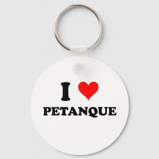私はペタンケが大好き キーホルダー (正面)