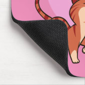 私はペットが大好き |犬と猫の恋人 マウスパッド (コーナー)