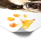 私はペット好きポスターかわいい子犬カラフル- Traces ポスター (角)