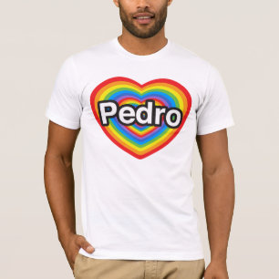 私はペドロが大好きです。私はあなたのペドロが大好きです。ハート Tシャツ