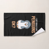 私はペンギンがとても好きだ ハンドタオル (ハンドタオル)