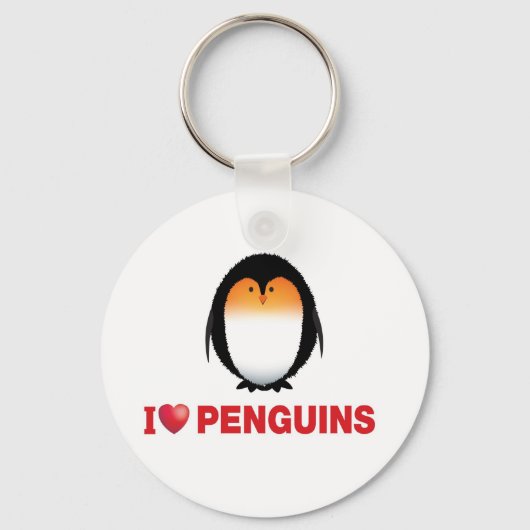 私はペンギンが大好き キーホルダー (正面)