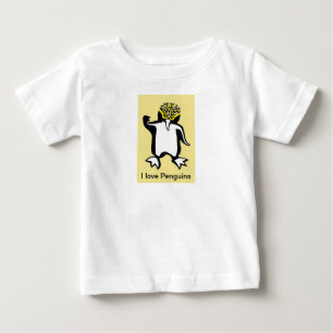 私はペンギンが大好き – 野生生物の南極 –  ベビーTシャツ