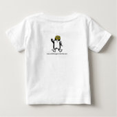 私はペンギンが大好き – 野生生物の南極 – ベビーTシャツ (裏面)