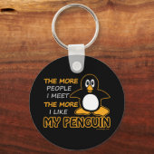 私はペンギンが好きだ キーホルダー (正面)