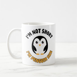 私はペンギンのサイズは短くはない コーヒーマグカップ
