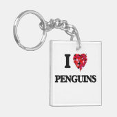 私はペンギンを愛します キーホルダー (正面左)