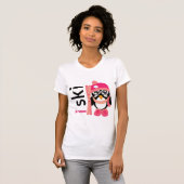 私はペンギンスキーをします Tシャツ (正面フル)