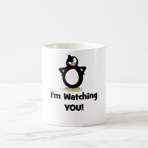 私はペンギン見ています コーヒーマグカップ