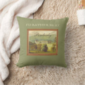 私はペンバリーで過ごしたい ジェーン・オースティン ヴィンテージ クッション (ブランケット)