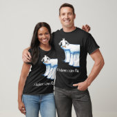 私はペ信じンギンの翼のアイスフロートモチベーションを飛ぶことができる Tシャツ (ユニセックス)