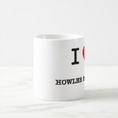 私はホエザルを愛します コーヒーマグカップ (中央)